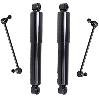 Detroit Axle - 6pc Struts Shocks Kit for 2008 2009 2010 Dodge Grand Caravan | Chrysler Town & Country, 2 Front Struts w/Coil Spring 2 Sway Bars 2 Rear Shock Absorbers Replacement - size: 10105-6/Shock Kit