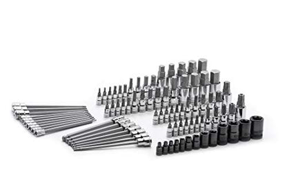 GEARWRENCH 84 Pc. Master SAE/Metric Hex And Torx Bit Socket Set - 80742 - size: 84 Piece Set