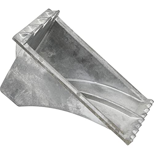 Buyers Products WC1267 Aluminum Wheel Chock 6.25 x 12.25 x 7 Inch with Steep Slope Design and Rugged Teeth for Stability, 55,000 lb Capacity, Lightweight Chock for Trucks Trailers and Equipment