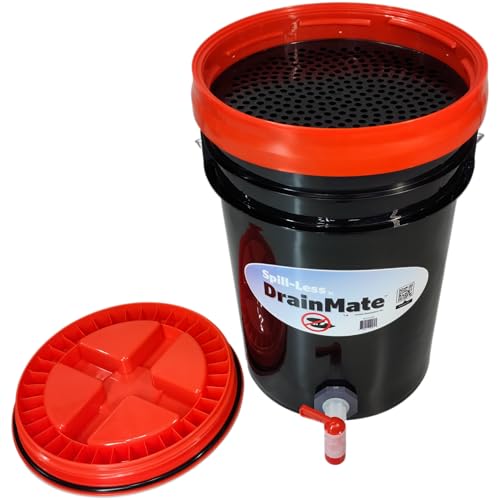 Spill-Less DrainMate™ 20 Quart Oil Drain Pan/Container - Made in USA
