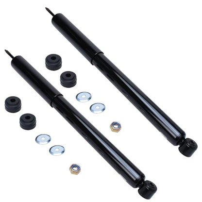 Detroit Axle - Front Steering Knuckles & Wheel Hub Bearing Struts w/Coil Spring Rear Shock Absorbers Replacement for 2006-2007 Ford Focus - size: 6AQU47692/ strut shock sway kit