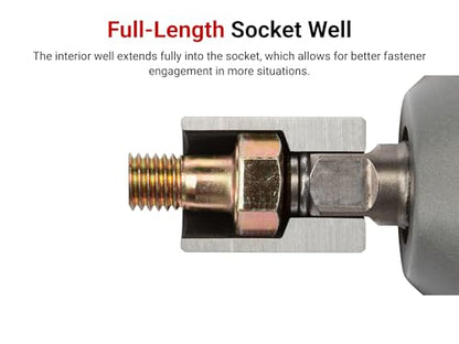TEKTON 1/2 Inch Drive x 34 mm Shallow 6-Point Impact Socket | SID22134 - size: 34 mm, style: Shallow