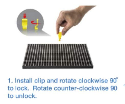 Organizer Genie ® - One Blue Pegboard to organize your Sockets, Wrenches, Pliers, Screwdrivers, Bits and All Other Tools - color: Blue