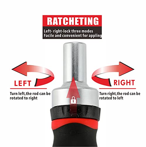 38-Piece Ratcheting Screwdriver Sets nut Driver Set Magnetic Torx Slotted Phillips Square Muti Screwdriver Bits Sockets Set T-Handle Rachet Tools Set Basic Tool Kit for Home Repair Dorm Mechanics - size: 38PCS