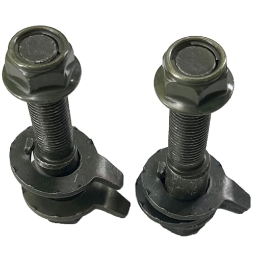 2pcs 16mm Adjustable Camber Correction Alignment Kit Fit Front Wheels Cam Bolts Compatible with Acadia Civic CR-V Element HR-V Odyssey Pilot