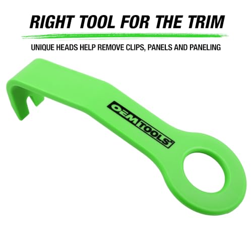 OEMTOOLS Trim Removal Tool Kit for Automotive Molding, Fasteners, & Bezels | 5 Piece Plastic Trim Removal Tool Kit Won’t Scratch Your Car, Impact-Resistant High-Quality Nylon, Extra Slim Profiles - style: 5-Pc Molding, Fasteners, & Bezels Removal Kit