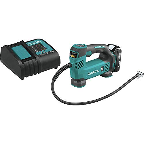 Makita DMP180SYX 18V LXT® Lithium-Ion Cordless Inflator Kit (1.5Ah) - color: Teal, style: Inflator Kit (1.5Ah)