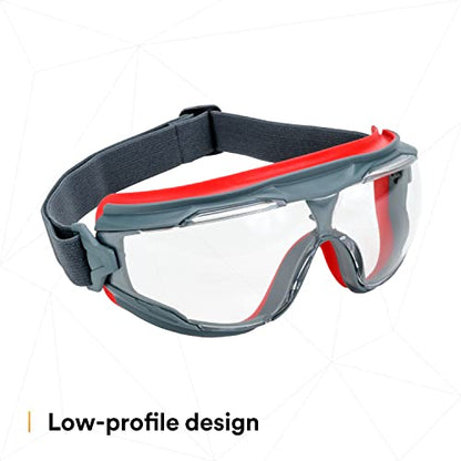 3M GoggleGear 500 Series GG501SGAF, Clear, Scotchgard Anti-fog Lens, 1 Pair