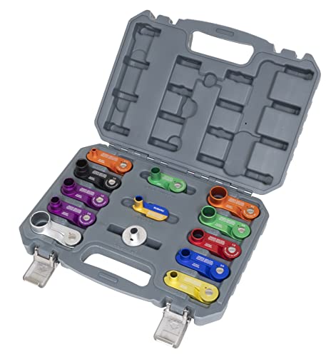 Lisle 39480 Aluminum Spring Disconnect Set, 13 pc.
