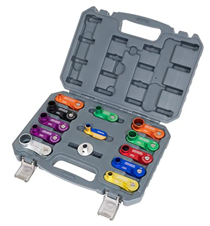 Lisle 39480 Aluminum Spring Disconnect Set, 13 pc.