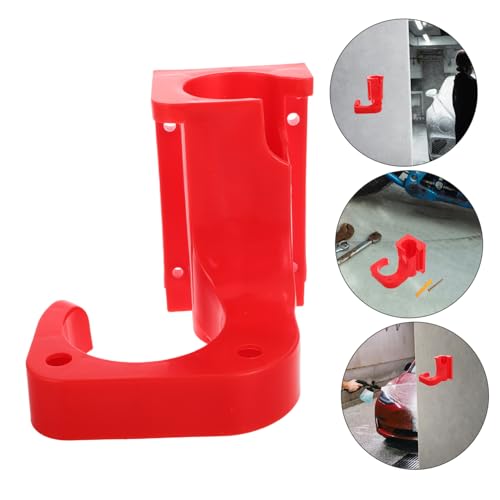 Zerodeko Modern Design Wall-Mounted Pressure Washer Wand Extension Car Wash Gun Holder - color: Red
