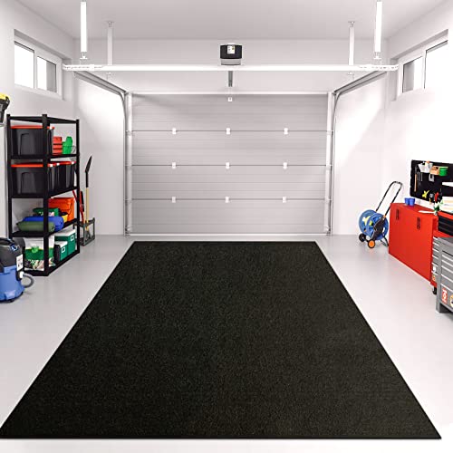 LINLA Premium Absorbent Oil Mat Contains Liquid Garage Floor Mat 8.5'x 6.6', Reusable, Washable, Protects Floor, Driveway Surface, Shop,Parking - size: 6'8" x 8'6" (Rectangular)
