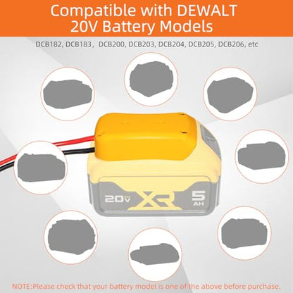 100W Electric Oil Change Extractor Pump, 1-4L/min Oil Transfer Pump for Engine/Transmission/Gear Oil Change, Compatible with DeWalt 20V Battery(Oil Pump-A+Yellow Adapter) - color: Oil Pump-A+Yellow Adapter