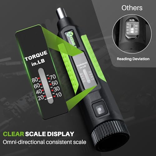 56Pcs Torque Screwdriver, 10-80In-lb for Maintenance, Gunsmithing | 1/4" Drive Torque Wrench Set, Inch Pound Torque Screwdriver with S2 Bits, Extension Bar for DIY, Bike Repairing, Gunsmith - size: 56Pcs