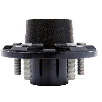 Trailer Hub Assembly 5-Bolt 4-1/2" Circle with 1-3/8" to 1-1/16" Tapered Spindle and Bearings - size: UCUT GL4856C*1