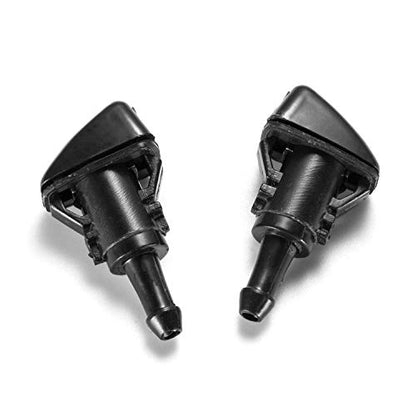 Front Windshield Washer Nozzles - for Dodge, Jeep, Ram - Replaces OEM #: 4805742AB, Spray Jet Kit (pack of 2) A7860F