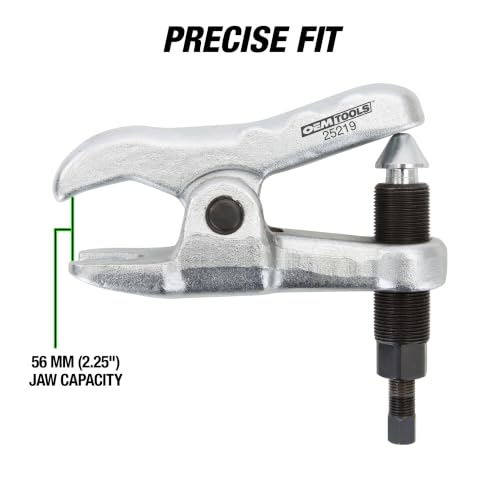 OEMTOOLS 25219 Hydraulic Ball Joint Separator, Safe and Powerful Joint Splitter Hydraulic Ball Joint Press Kit Separator Tool for Cars Trucks and SUVs | Joint Splitter Rated to 8 Tons, Hydraulic Ball Joint Press Kit, Jaw Width 22 mm (0.86"), Jaw Capacity