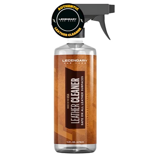 Legendary Leather Cleaner - Colorless Interior Car Cleaner & Interior Detailer - Lifts Dirt, Grime & Spots with a Natural Finish - Car Cleaning Supplies for Your Truck, SUV & Van - size: Leather Cleaner 16oz