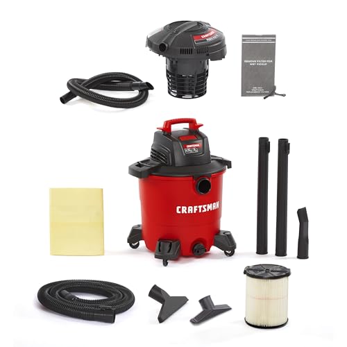 CRAFTSMAN 9 Gal. 4.25 Peak HP and 1.75 Peak HP Powerhead Vacuum Bundle