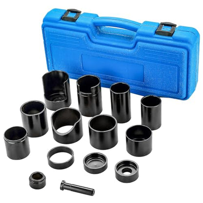 DASBET 14PCS Master Ball Joint Remover Installer Adapter Tool Set, Ball Joint Press Kit for Removal & Installation, Ball Joint Service Tool Compatible with Most 2WD & 4WD Cars, Trucks & SUVs