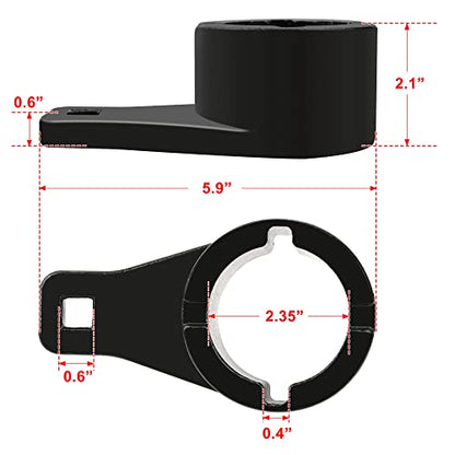 Crankshaft Damper Pulley with 2PCS Crank, Harmonic Damper Pulley Holding Holder Tool for Lexus Toyota 3.0L V6, 3.3L V6, 4.0L V8, 4.3L V8, 4.7L V8