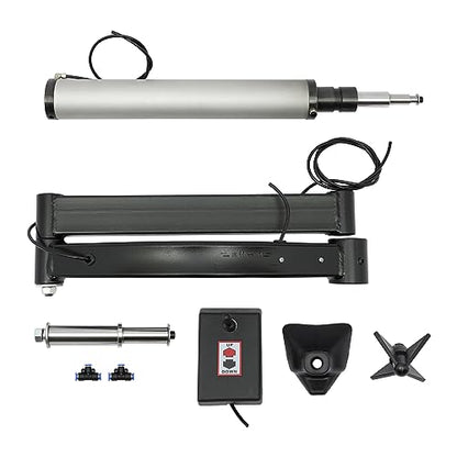 Tire Changer Machine Auxiliary Arm, Professional Left Auxiliary Arm Wheel Repair Assist Elbow Accessories Arm, Shaft Size 120X36mm, Black