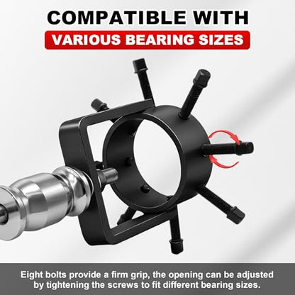 3.75" CV Axle Removal Tool Kit, Heavy-Duty CV Axle Puller with Slide Hammer, Reinforced Axle Shaft & CV Joint Puller for Cars, Trucks, ATV & UTV, Easy Driveshaft Removal