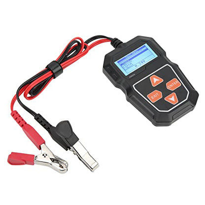 12V Car Battery Load Tester Digital Auto Battery Analyzer Automotive Alternator Tester with Digital Display Easy for Truck SUV Wide Application 6V-24V Compatibility