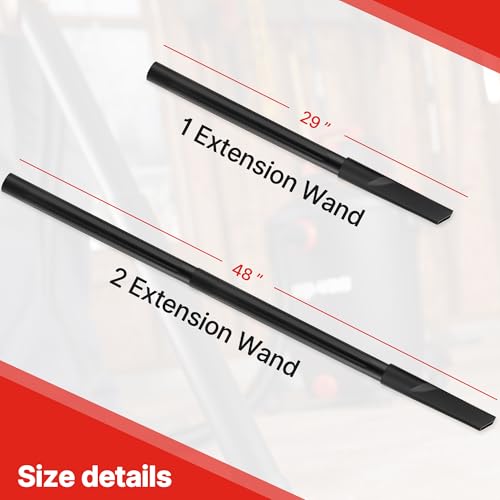 Shop Vac 1-7/8" Crevice Tool with 2 Extension Wands - size: 1-7/8inch