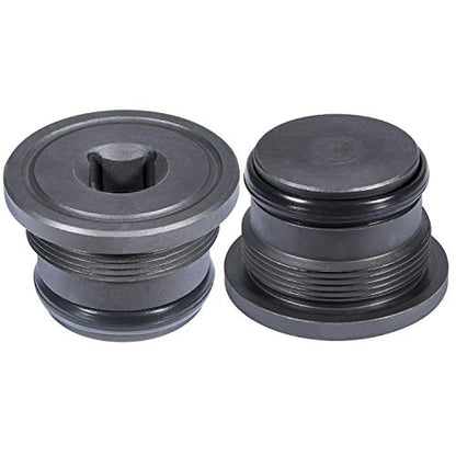 Oil Supply Rail End Plugs & Gasket/O-Rings 4C3Z6026CA for 94-03 7.3L Ford Powerstroke (Set of 2)