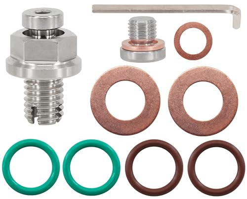 M12.1-1.75 x 15mm Oversize Piggyback Oil Drain Plug, Stainless Steel Self Tapping Oil Pan Thread Repair Kit - size: M12.1x1.75