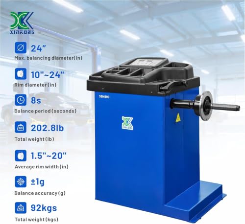 XK Tire Changers Machine and Wheel Balancer Combo, 110V, 988-690 | Max Tire Diameter 37 in, 2.0HP,Multi Balancing Modes, for Automotive Repair Shops,Home Garages, 36 Month Part Replacements - color: Model: 988+690