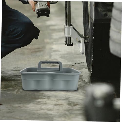 Luxshiny Plastic Cleaning Storage Organizer Basket for Car Wash Bucket Large Storage Space Portable Handle