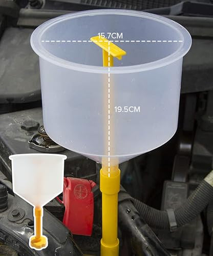 No Spill Coolant Funnel Kit,Car Accessories Radiator Funnel Burping Kit,Automotive Replacement No-Spill Vehicle Radiator Filling Funnels Bleeder with Adapters,Suitable for Most Sedans,SUVs