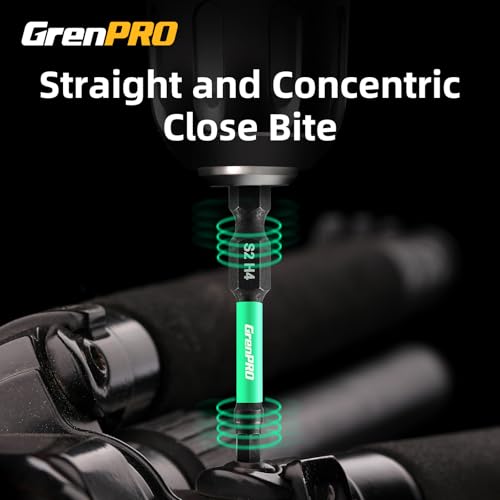 GRENPRO Torx Bit Set 29pcs Impact Driver Bit Set, S2 Steel Torx Screwdriver Sets, Tamper Proof Star Bits Sets, Star Screwdriver 1"&2" Long (TT7-TT40) Torque Security Bits with Magnetic Bit Holder - size: T7-T40(1"&2"*29pcs)