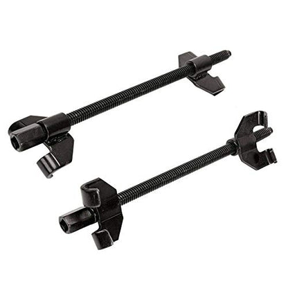 Fekuar Auto Strut 15" 380MM Coil Spring Compressor Tool, Heavy Duty Auto Suspension Compression Remover Installer Tool Set of 2 Black