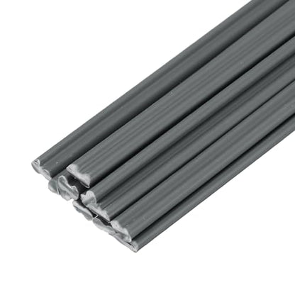 MECCANIXITY 10pcs 8 Inch Plastic Welding Rods PVC Welding Strips Welder Rods for Plastic Welder,Car Bumper, Kayak Repair, Gray - color: Gray, size: 8 Inch