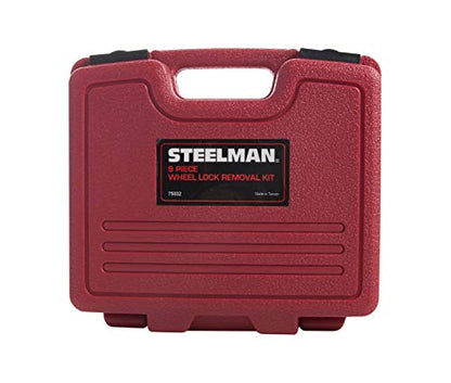 Steelman 9-Piece Hubcap and Wheel Lock Removal Kit, Twist Sockets, Hex Removers