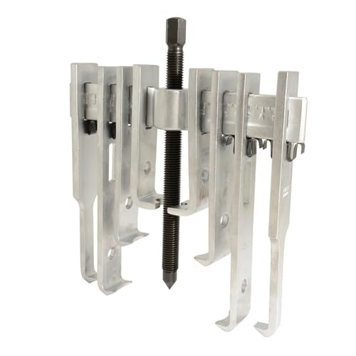 URREA 4030 Straight Jaw Puller 10 Ton without Metal Box, 14-Piece - color: 14-piece Set