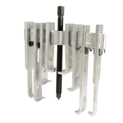URREA 4030 Straight Jaw Puller 10 Ton without Metal Box, 14-Piece - color: 14-piece Set