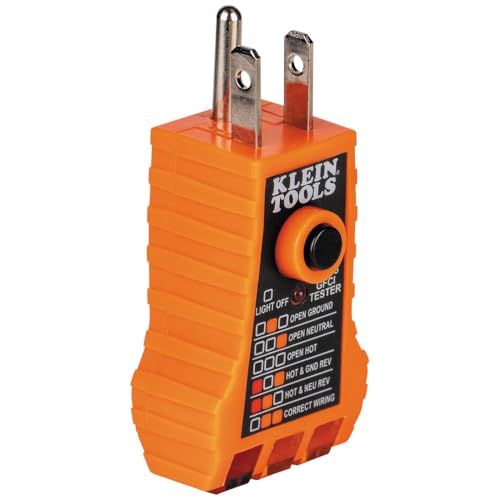 Klein Tools NCVT1PKIT Electrical Tester Kit with Non-Contact Low Voltage Test Pen, 50 to 1000V AC and GFCI Receptacle Tester, 2-Piece - style: NCVT Kit
