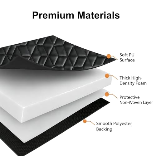 Rolling Creeper Mat, Upgraded Heavy-Duty Thick Reinforced | 2.5Lbs, for Low Clearance, Foldable, Under Car Repair, Portable Storage Bag, Portable Mechanics Mat, Cool Gifts, 60"x28"