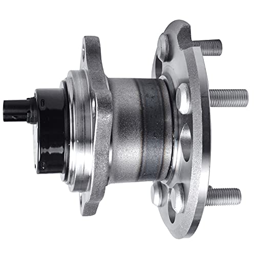 Detroit Axle - FWD Rear Wheel Bearing Hubs for 2004-2010 Toyota Sienna, Pair Wheel Bearing and Hubs Assembly Set Replacement 2005 2006 2007 2008 2009 Sienna - style: 512280 x2/Pair