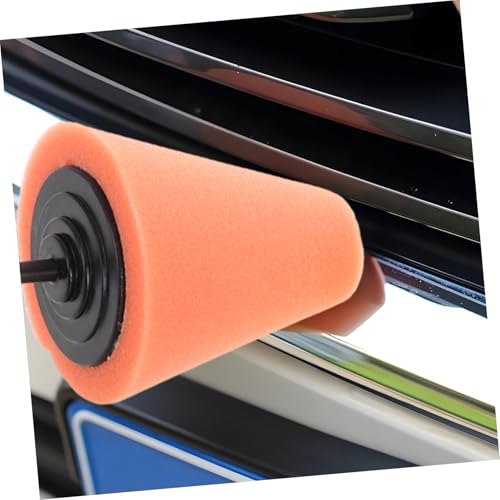 BESTOYARD 4pcs Polishing Cone Wheel Kit Buffing Pads for Car Detailing Grille and Wheel Cleaning Easy to Use Compatible All Car Models