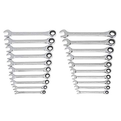 GEARWRENCH 20 Piece Ratcheting Combination Wrench | SAE & Metric | 35720A-02