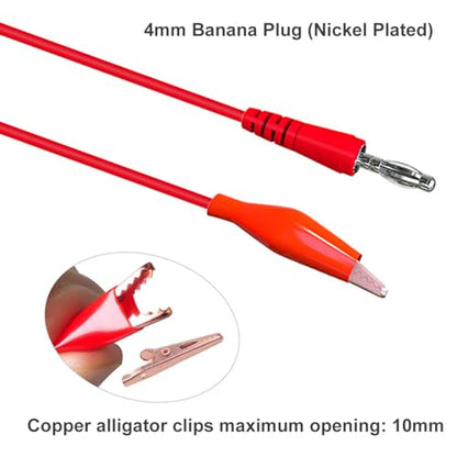 Automotive Test Lead Set, Back Probe Kit 30pcs, Copper Alligator Clips to Banana Plug Test Lead, Multimeter Test Lead Set for Automotive Repair and Diagnostic Circuit Testing - size: 30 Pcs Kit