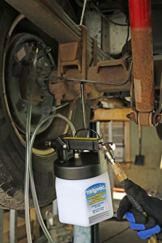 Mityvac MV6830 Pneumatic Brake and Clutch Bleeding Kit, Air Operated, 1.9 Quart (1.8L) Reservoir, Bleeds 2qt Per Minute, Swivel Air Inlet, Automatic Shutoff Valve, Variable Control Thumb Throttle - style: Vacuum Kit