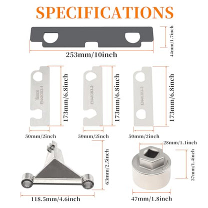 Camshaft Retaining and Alignment Timing Tool Kit, Compatible with GM GMC Cadillac Buick Pontiac Chevrolet 2.8 2.9 3.0 3.2 3.5 3.6 3.7 4.2 Engine, Replace J-44221 EN-48383 EN-46105 EN-46106 EN-46111 - size: For GM 2.8 2.9 3.0 3.2 3.5 3.6 3.7 4.2