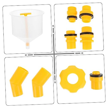PRETYZOOM 1Set Spill Coolant Filling Funnel Kit for Cars Radiator Tool with Fluid Stopper Compatible with Domestic and Import Vehicles for Engine
