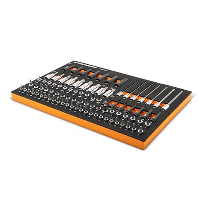 GEARWRENCH 88 Piece 1/4”, 3/8”, 1/2” Drive SAE Bit Socket Set in Foam Storage Tray - GWMSBSKCBSAE - size: One Size, style: Bit Sockets